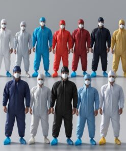Disposable Coveralls Black Large