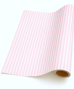 Thin Stripe – Pink & White (5m x 50cm)