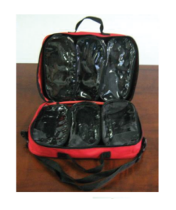 Alternative view of Crate - Security Container - Plastic ALC - Attached Hinged Lid - 68L - 60 x 40 x 36.5cm - Yellow - ALC-365-Yellow