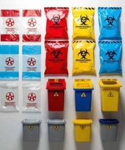 green biohazard bags