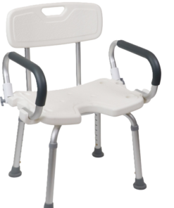 Shower Chair with Flip-up Armrests