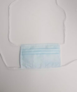Tie back surgical mask