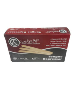 Alternative view of tongue depressor box of 100