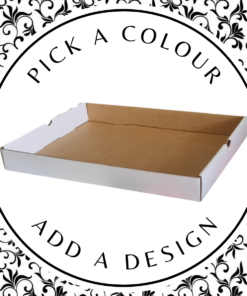 Design Hamper Tray (Shirt) – White Kraft 340 x 250 x 40mm