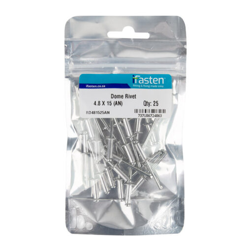 Safety Boot Rivets Ifasten Rivet Dome 4.8Mmx15Mm 25 Pp - Safetyboot4u
