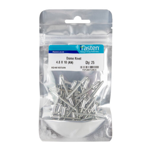 Safety Boot Rivets Ifasten Rivet Dome 4.8Mmx10Mm 25 Pp - Safetyboot4u