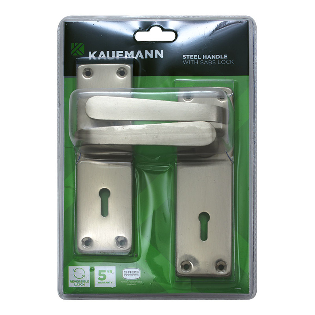 Kaufmann Lockset 2L Sabs Ms 6Inch Victorian Str Sn