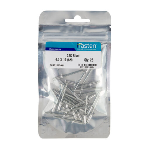 Safety Boot Rivets Ifasten Rivet Csk 4.0Mmx10Mm 25 Pp - Safetyboot4u
