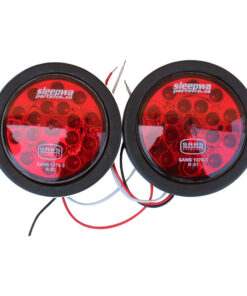 Red Light Led - Round 12/24 Volt