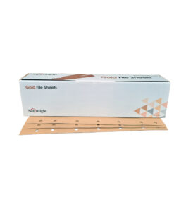 17609 14 Hole Velcro File Gold Sheet 70Mm X 420Mm (150) - 100Pc
