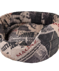 Complete Dog Bed Pollycotton Large 65Cm