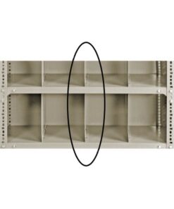 Bolted Shelving Steel Shelf Divider - Uni-Angle - Painted - 22.8 x 45.7 cm