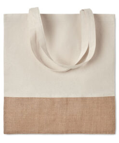 160g Cotton & Jute Shopper Tote Bag – Eco Friendly