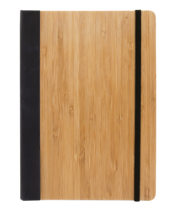 A5 Bamboo Eco Friendly Notebook With Elastic Closure