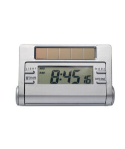 Solar foldable alarm clock