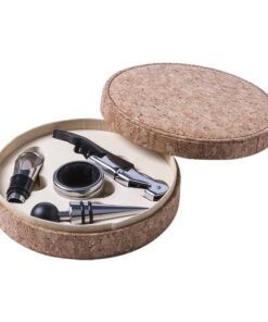 Cork 4pc Wine Set – Eco Friendly Corporate Gift Idea