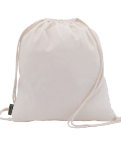 Curtis 100% Cotton Drawstring Bag