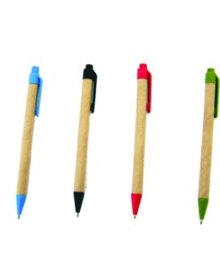 Eco friendly recycled pen – blue trim