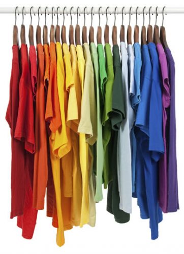 Natural Unprocessed Cotton T-Shirts (Style: Ladies; Fabric Colou