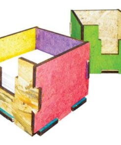 Wood Fibre Desktop Cube (100*100*100) – Min Order: 250 units