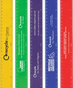 Recycled CD Flat Ruler (15cm) – Printed 1 Colour – Min Order: 25