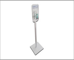 Metal Floor Stand Sanitiser/Sanitizer Dispenser – Manual Version – Min 5 units