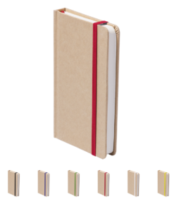 Eco Friendly A6 Notebook with Coloured Ribbon & 100 Blank Pages