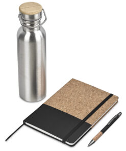 Eco Friendly Corporate Gift Set – Bottle, Notebook & Pen