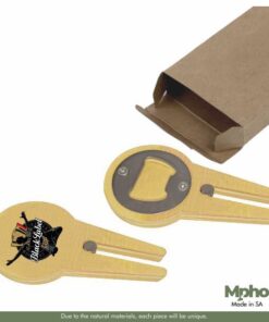 Eco Friendly Wooden Man Shape Bottle Opener In Gift Box – Min 100 Units