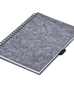 Fuji Recycled PET Felt A5 Spiral Notebook With 160 Lined Pages & Pen Loop