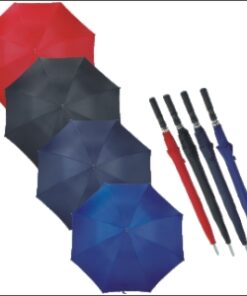 GOLF UMBRELLA WITH BLACK PLASTIC HANDLE