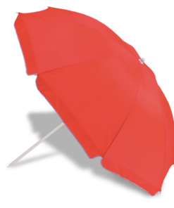 Tilt Head Beach Umbrella – Red