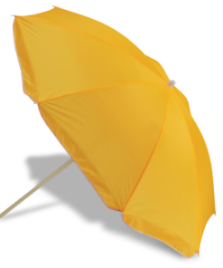 Tilt Head Beach Umbrella – Yellow