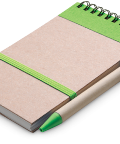 Eco Notepad & Pen – Lime