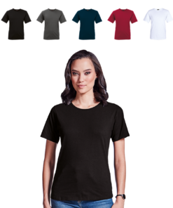 Ladies Organic Cotton Crew Neck T-Shirt – Sustainable & Socially Responsible Tshirt