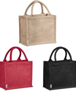 Miyag Midi Jute Gift Bag – Multiuse Shopper, Tote or Beach Bag