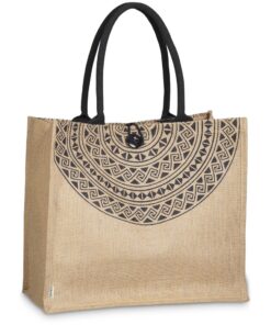 Okiyo Eco Friendly Kashira Jute Tote Shopper