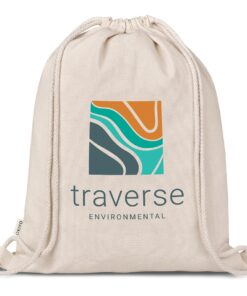 Okiyo Eco Friendly Orei Cotton Drawstring Bag – Eco Corporate Gift