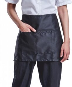 Chef Apron Poly Cotton Chef Bistro Black