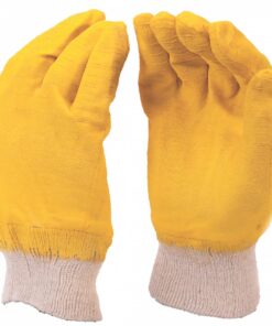 Latex Glove Comarex Fully Dipped Knit Wrist