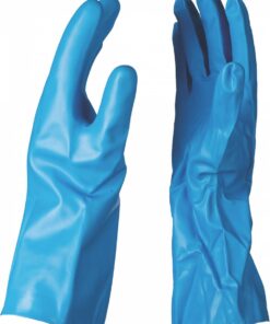 Glove Nitrile G25B Blue Lined M-XL