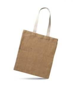 Jute shopping Vertical bag -Available in: Beige