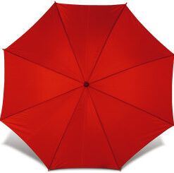 Classic 190t polyester fabric umbrella with a wooden shaft and h