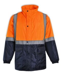 High Visibility Parka Jacket – Avail in: Fluorescent Yellow, Fluorescent Orange