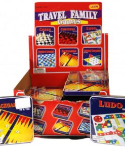 Toy Travel Game – 6 Assorted In Tin (20 Display)(Per Each) – Min