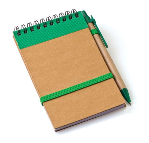Eco-Friendly Punk Notebook-Green