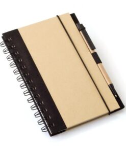 A5 Eco Recycled Notebook-Black
