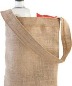 Eco friendly hessian shoulder bag