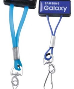Jellybean domed lanyard with swivel