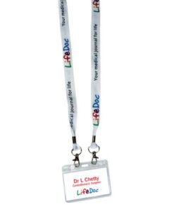 20mm Dye sublimation open lanyard with pouch (20mm polyester) –